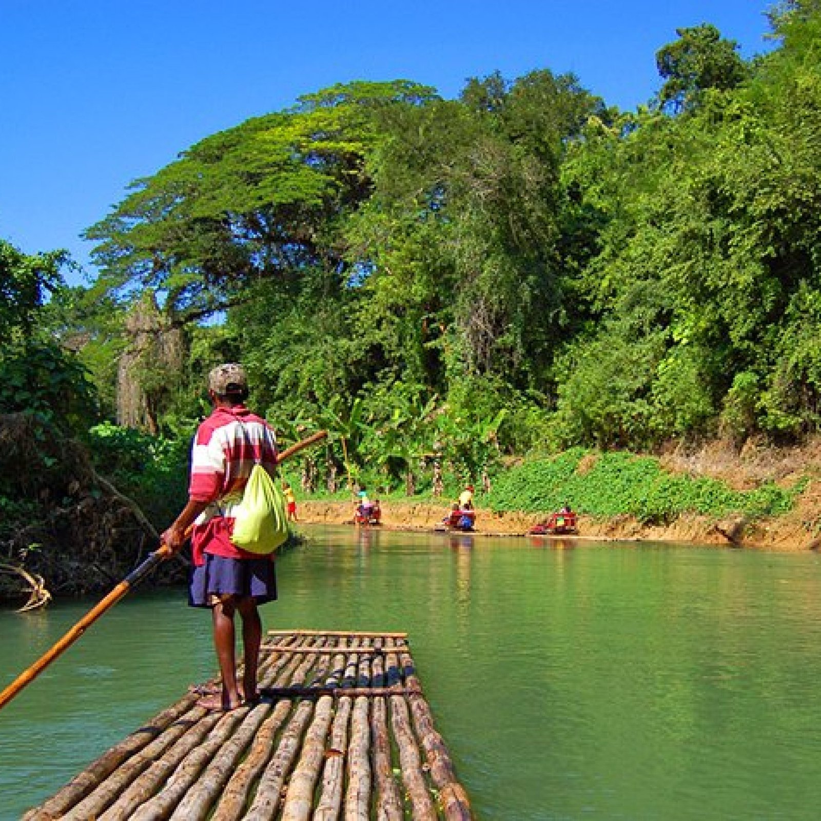 Rafting the Martha Brae River