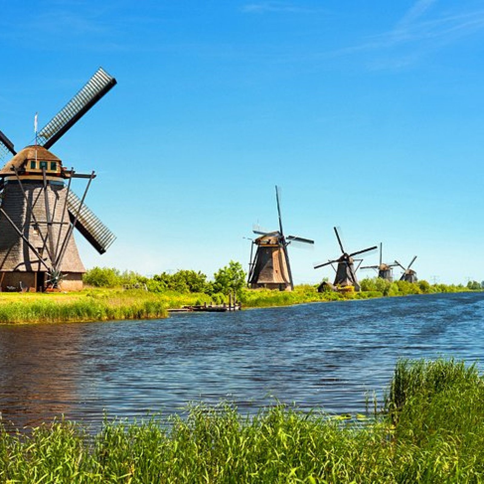 The Windmills of Kinderdijk