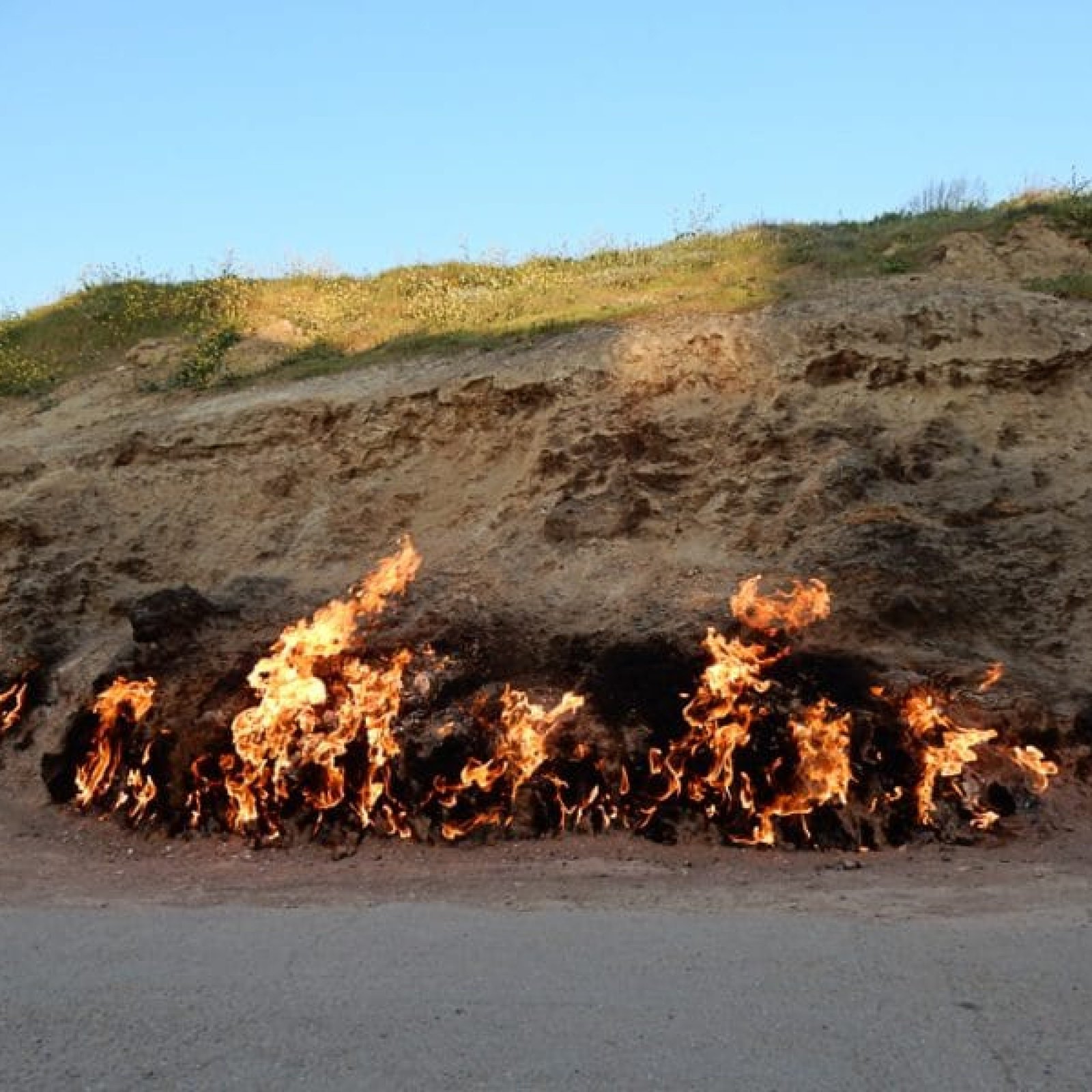 Yanar Dag Fire Mountain